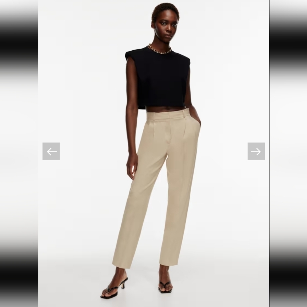 Aritzia Babaton Vogue satin pants Sz 12